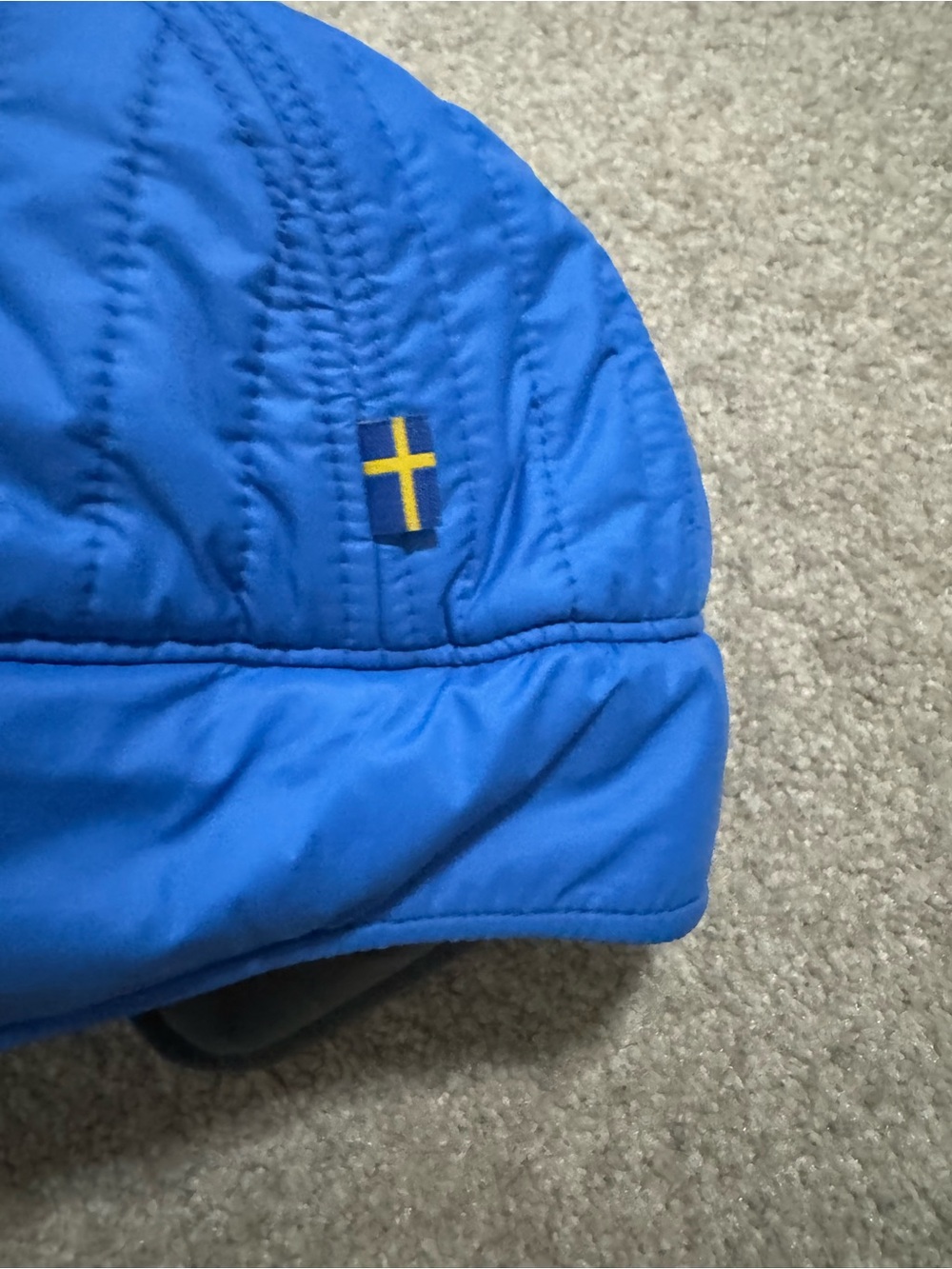 Fjällräven Expedition Lätt Cap Blue Fold Down Ear Flap Outdoor Gorpcore-L/XL - Picture 5 of 10